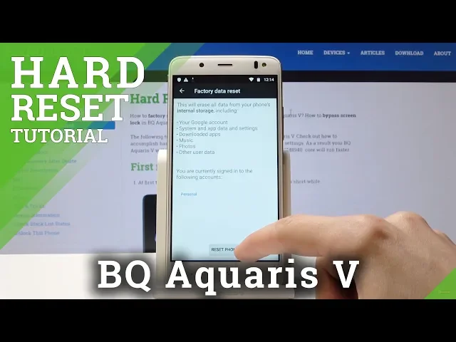 Video thumbnail for Factory Reset BQ Aquaris V - Hard Reset Tutorial / Restore Default Configuration