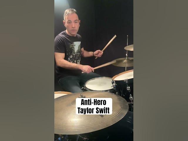 Video thumbnail for “Anti-Hero” by Taylor Swift | Drum Cover | Drum Lessons | Pop Songs On Drums