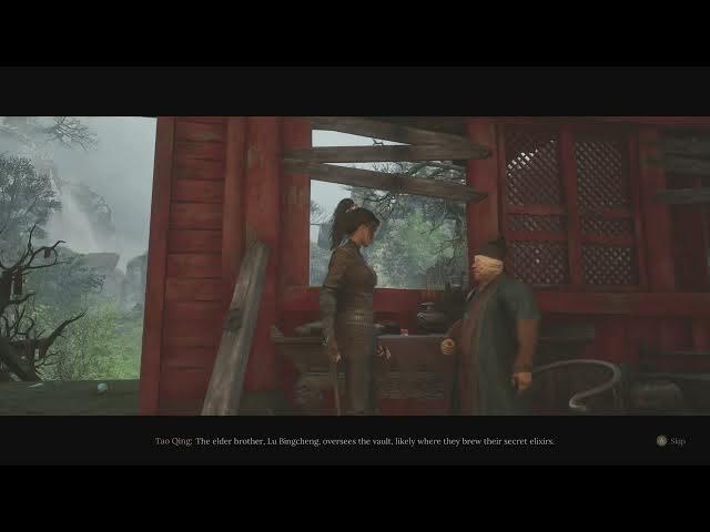 Video thumbnail for Wuchang: Fallen Feathers - Shu Sanctum: Hand Over The Jade Cicada and Believer's Statue To Tao Qing