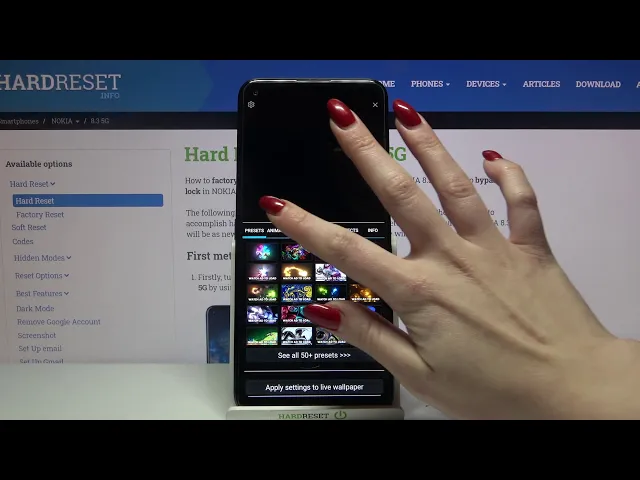 Video thumbnail for How to Download Animated Wallpapers in Nokia 8.3 - Apply Live Wallpaper / Magic Fluids App