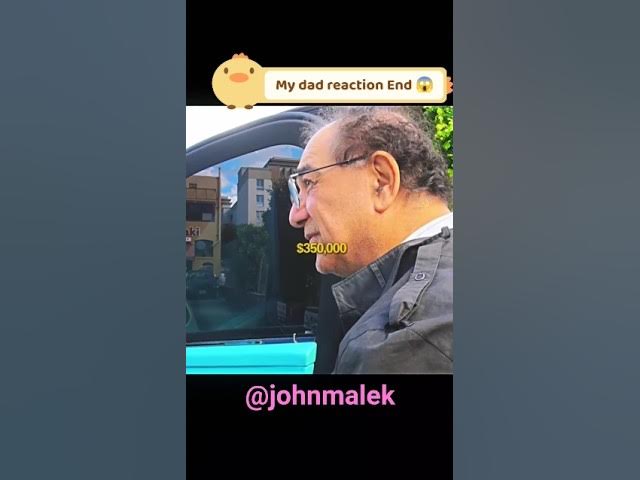 Video thumbnail for My dad reaction Rolls-Royce $355k @johnmalek