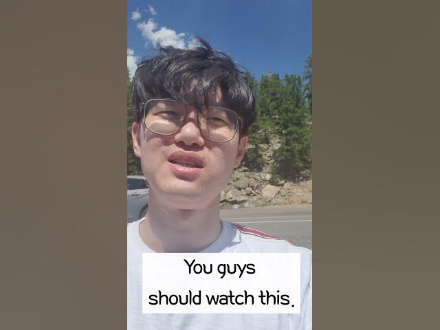 Video thumbnail for 산 위에 있는 호수! 에반스 산 입구에 있는 Echo Lake park in Denver #Shorts