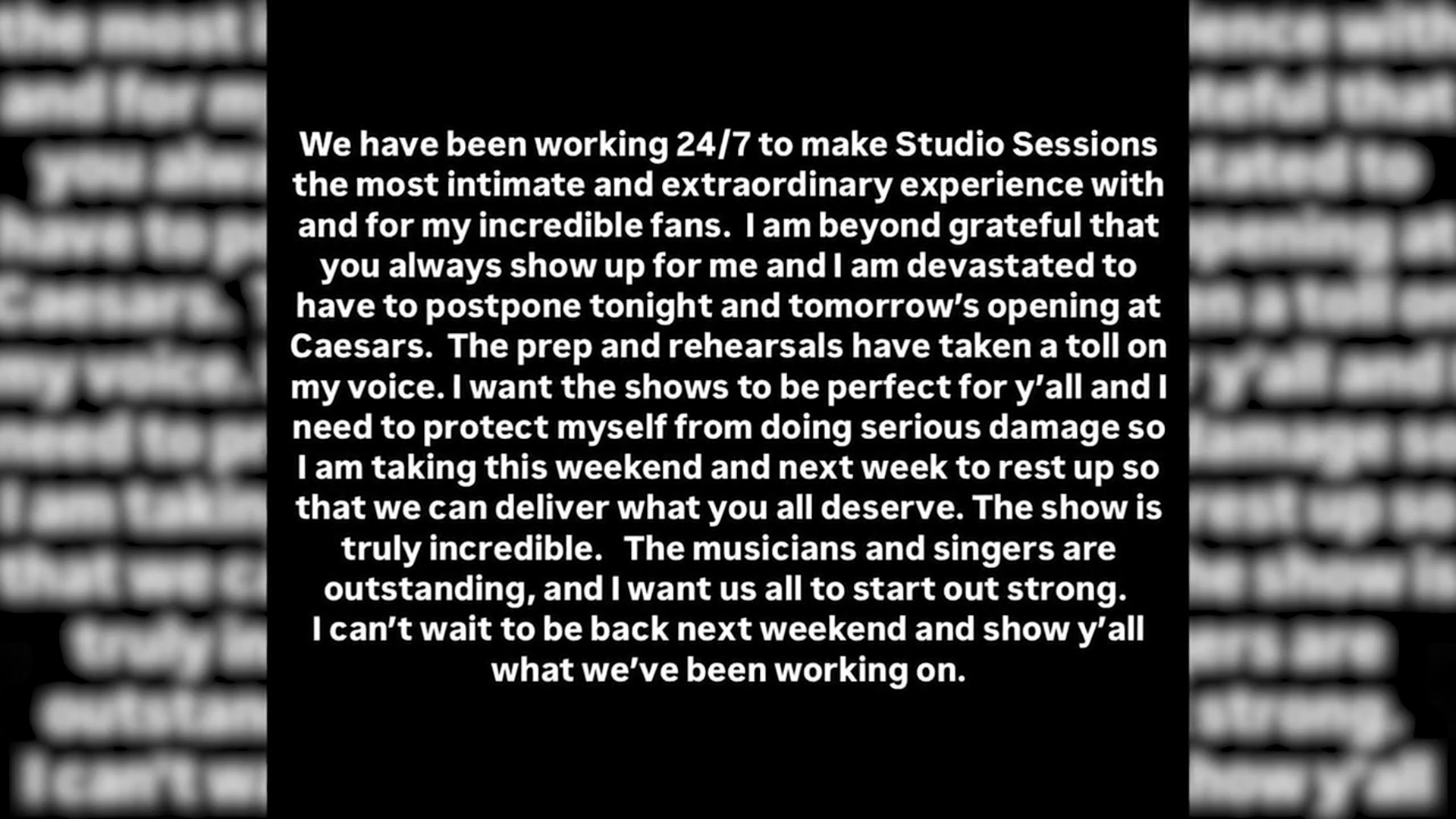 'Video thumbnail for Watch Kelly Clarkson's apology for canceling Vegas shows: 'We can't help our bodies''
