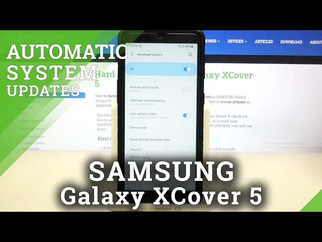 Video thumbnail for How to Activate Auto System Updates in SAMSUNG Galaxy XCover 5 – Overnight Software Update