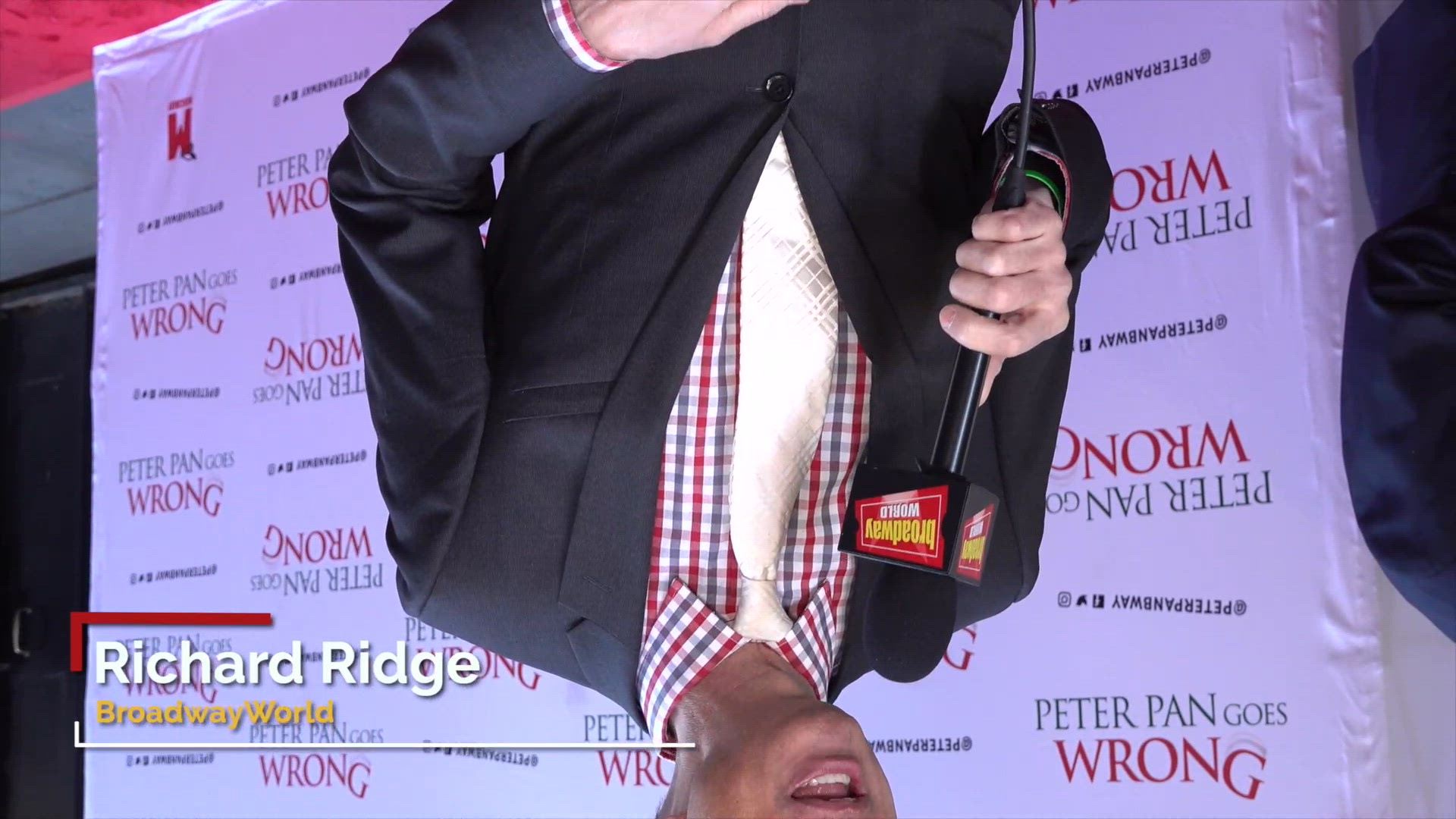 Video thumbnail for Video: Stars Walk the Red Carpet for Opening Night of PETER PAN GOES WRONG