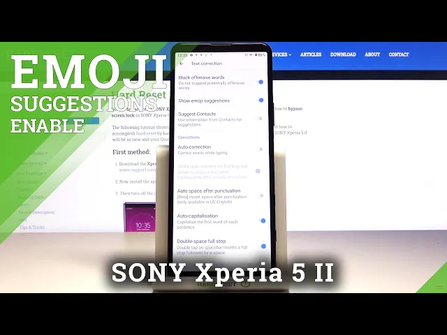 Video thumbnail for How to Activate Predictive Emoji in Sony Xperia 5 II - Emoji Suggestions Function