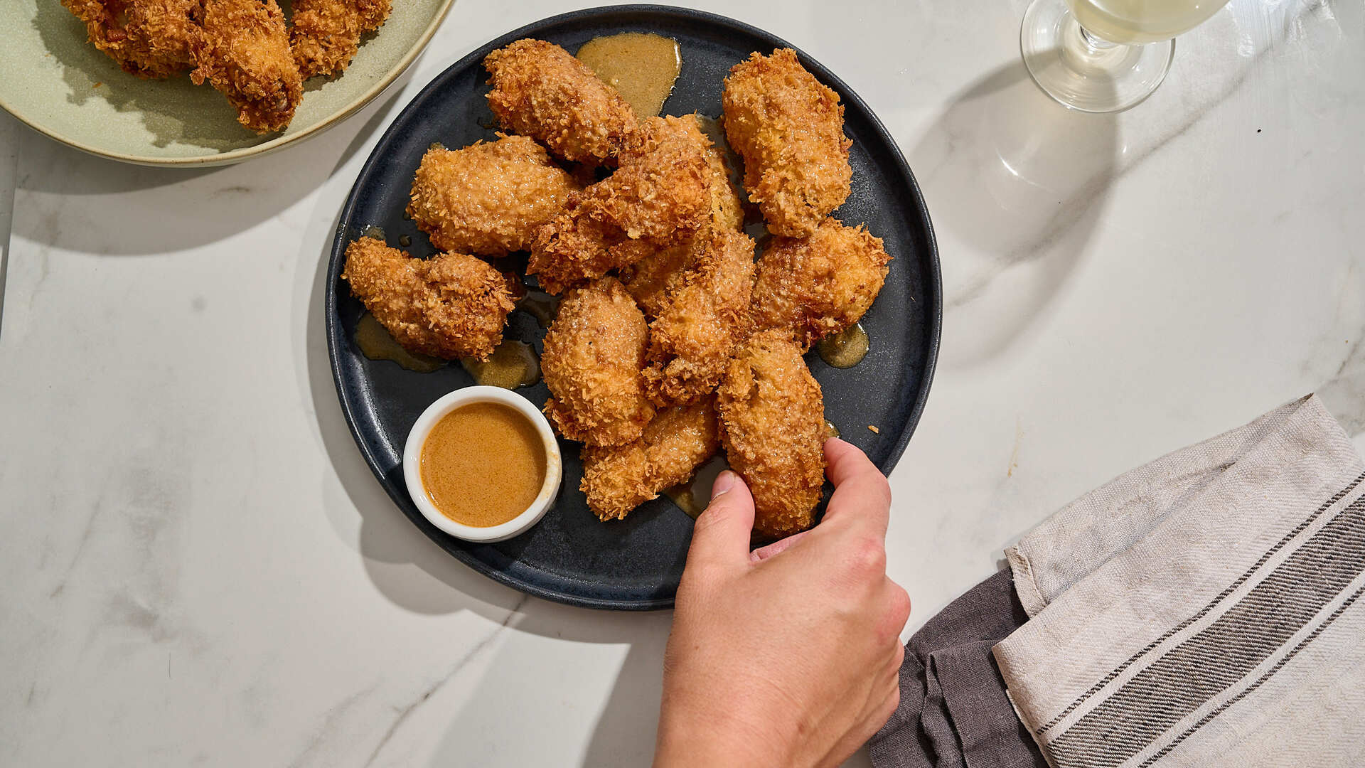 Video thumbnail for Crispy Coconut Chicken Wings Recipe