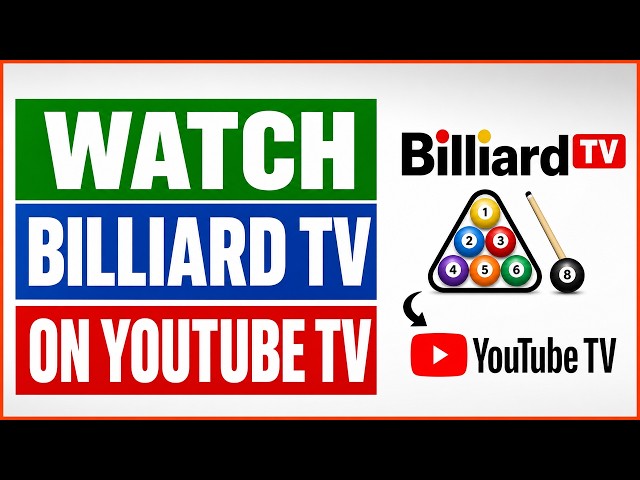 Video thumbnail for How To Watch Billiard TV On YouTube TV? [in 2026]
