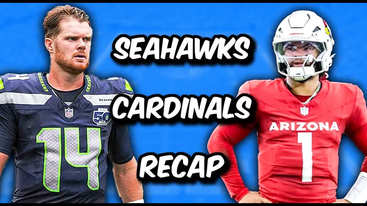 Video thumbnail for Seattle Seahawks Vs Arizona Cardinals LIVE Recap