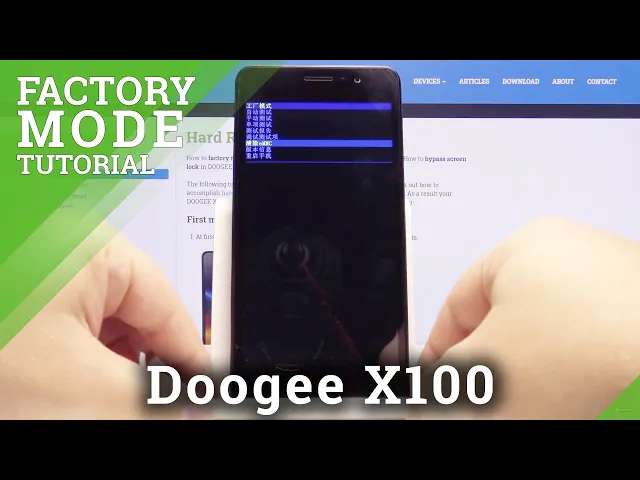 Video thumbnail for How to Enter Factory Mode in Doogee X100 – Hidden Test Modes