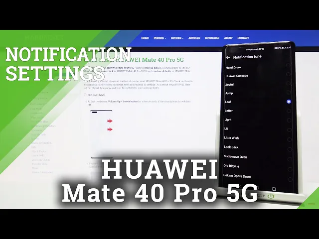 Video thumbnail for All Default Notification Sounds - Huawei Mate 40 Pro 5G