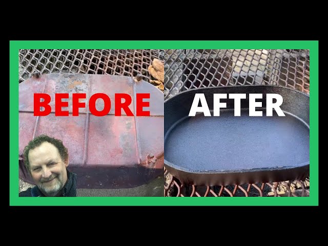 Video thumbnail for How To Clean And Reseason A Cast Iron Pan (The Easy Way)