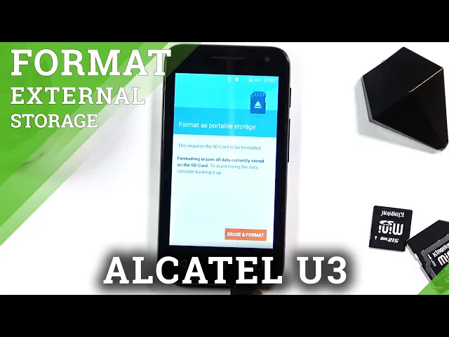 Video thumbnail for How to Format SD Card in ALCATEL U3 – Erase External Memory
