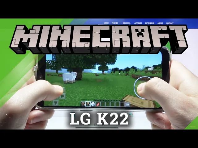 Video thumbnail for Minecraft on LG K22 | How many FPS?