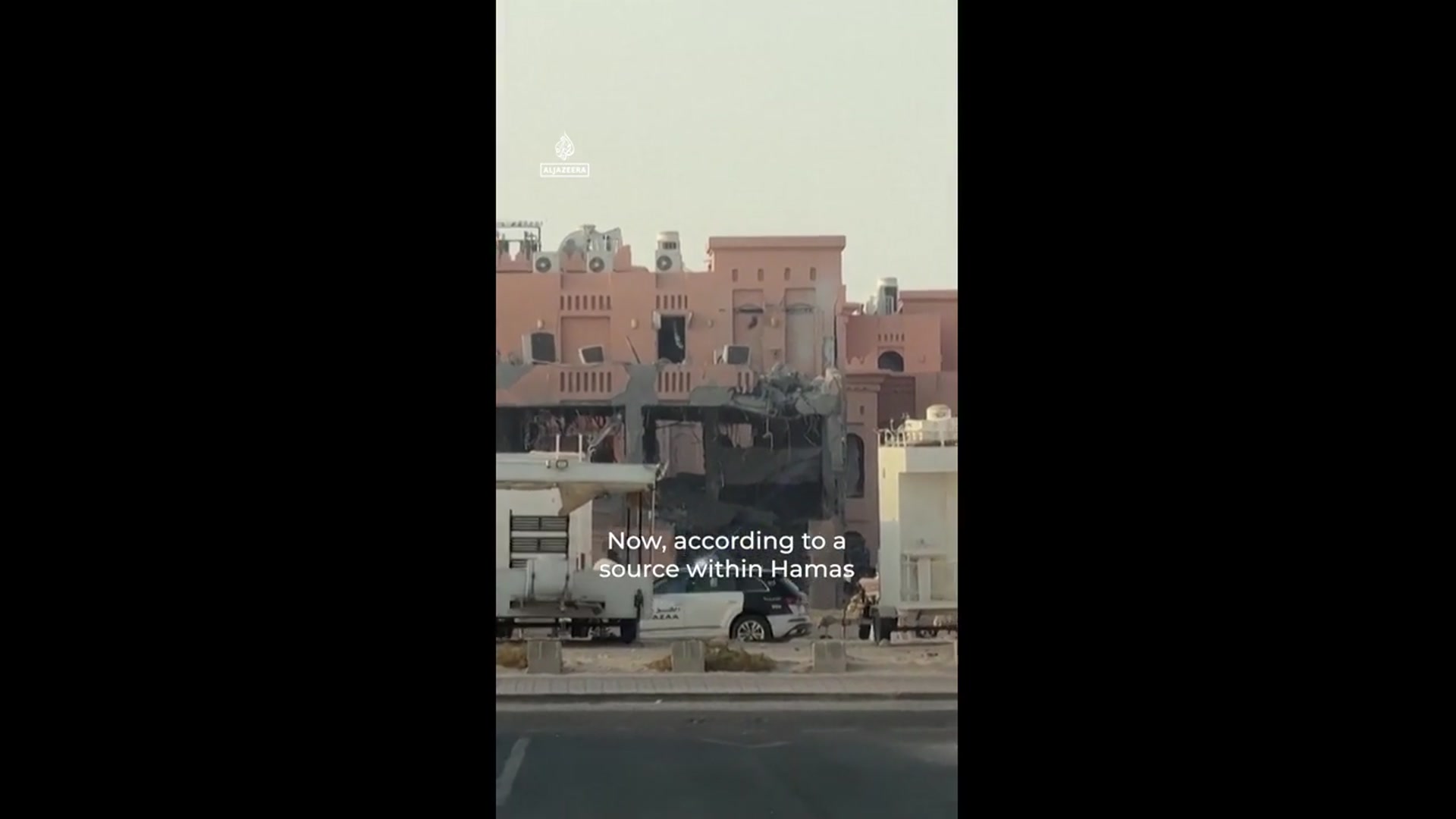 'Video thumbnail for Plumes of smoke over Doha after Israel’s 'targeted strike’ on Hamas officials'
