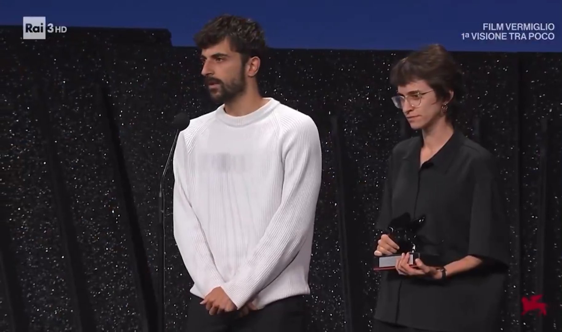 Video thumbnail for Gaza genocide documentary ‘NAZA’ wins Special Jury Prize at Venice