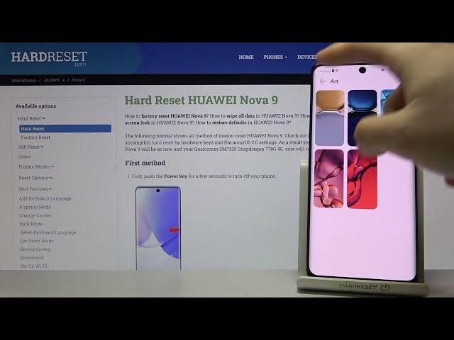 Video thumbnail for All Available Wallpapers on HUAWEI NOVA 9 – Set Up Wallpaper