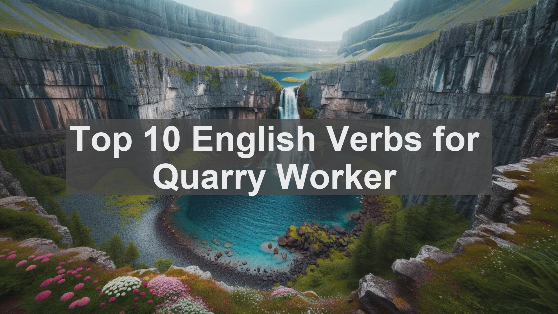 'Video thumbnail for Top 10 English Verbs for Quarry Worker'