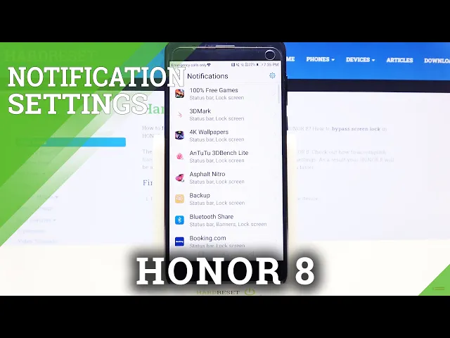 Video thumbnail for How to Turn On App Notifications in HONOR 8 – Turn Off Notifications