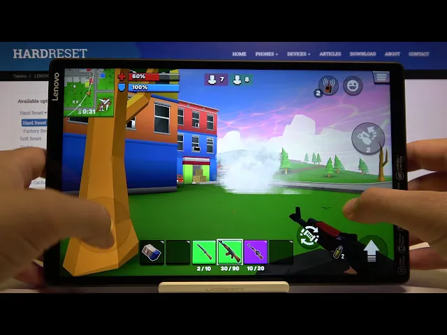 Video thumbnail for PIXEL’S Unknown Battle Ground on LENOVO Tab M10 - Gaming Quality Test