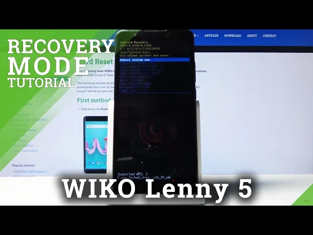 Video thumbnail for How to Boot in to Recovery Mode on WIKO Lenny 5