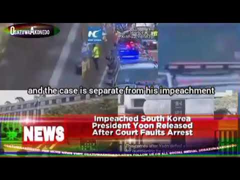 Video thumbnail for Impeached South Korea President Yoon Released After Court Faults Arrest