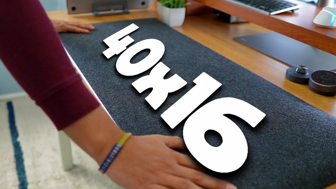 Video thumbnail for Dawntrees Large Desk Felt Pad Unboxing and First Impressions
