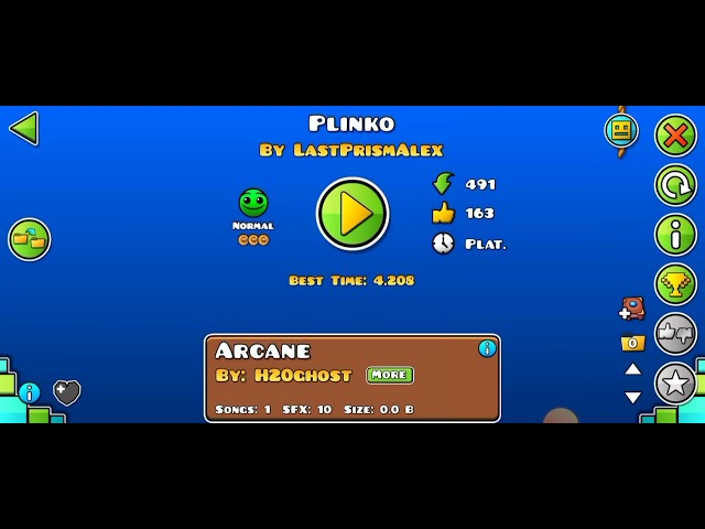Video thumbnail for PLINKO IN GD MOBILE SPEEDRUN #geometrydash #video #gameplay #game #plinko #gd