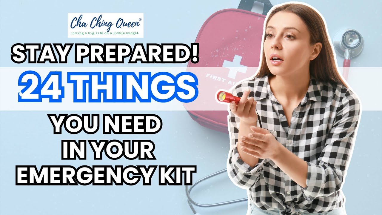 Video thumbnail for 24 Things You Need in Your Emergency Kit