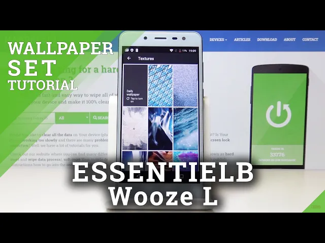 Video thumbnail for How to Customize Wallpaper in ESSENTIELB Wooze L – Change Wallpaper