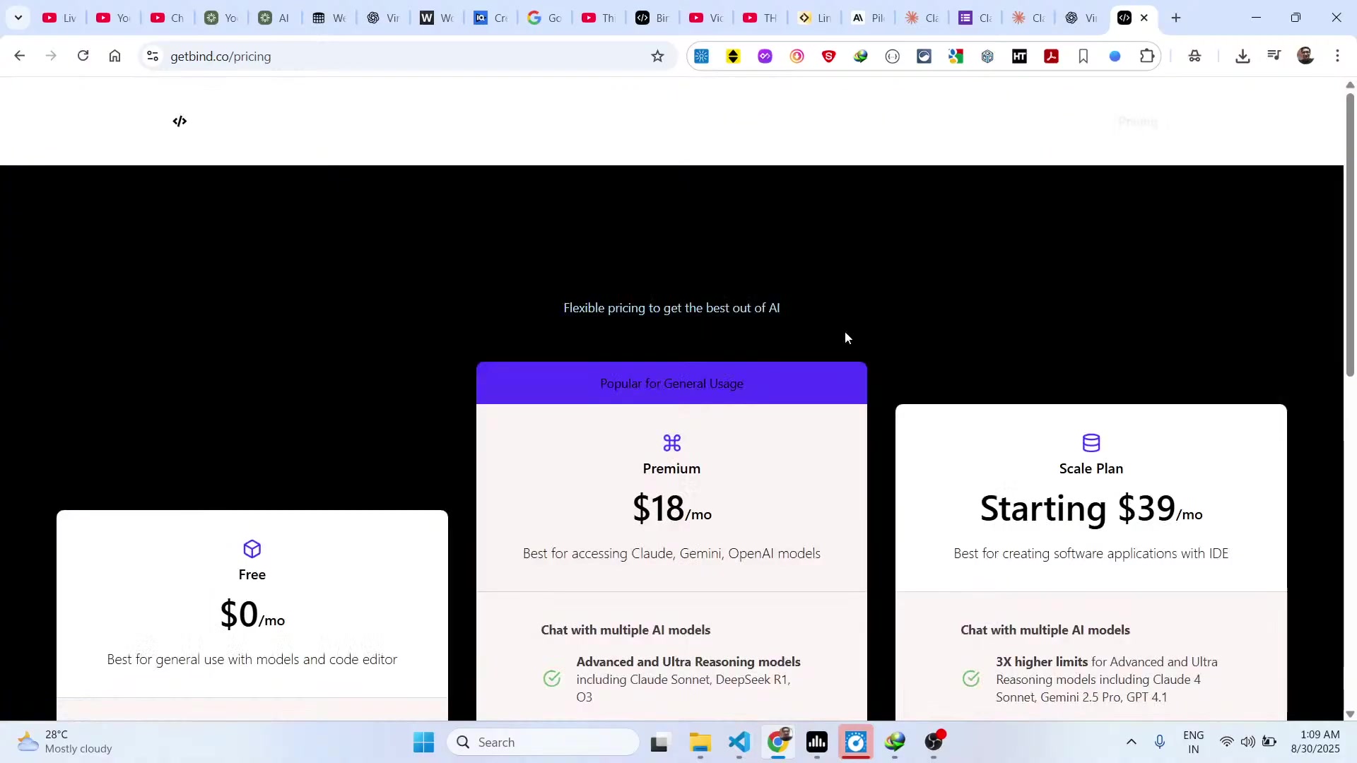 'Video thumbnail for 🚀 This AI Copilot is INSANE! Bind AI Uses Claude, Gemini & More — Generate Anything for FREE'