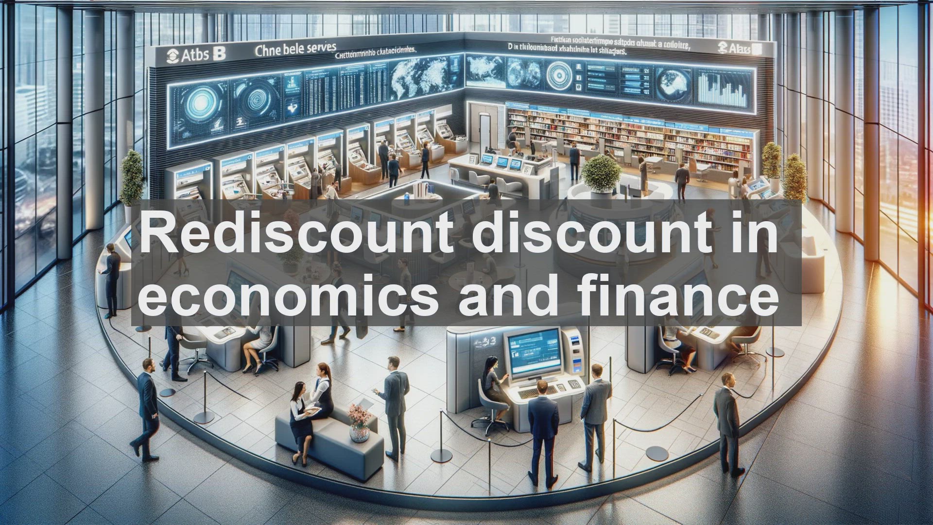 'Video thumbnail for Rediscount discount in economics and finance'