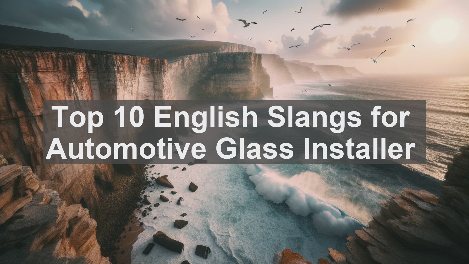 'Video thumbnail for Top 10 English Slangs for Automotive Glass Installer'