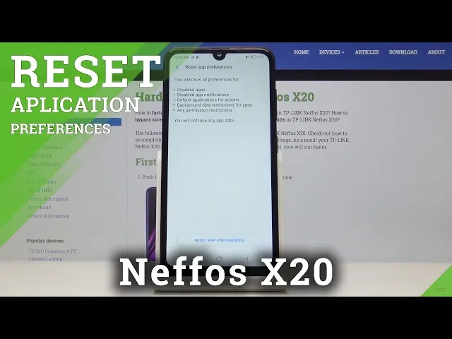 Video thumbnail for How to Reset App Preferences in TP-LINK Neffos X20 - Apps Defaults Settings