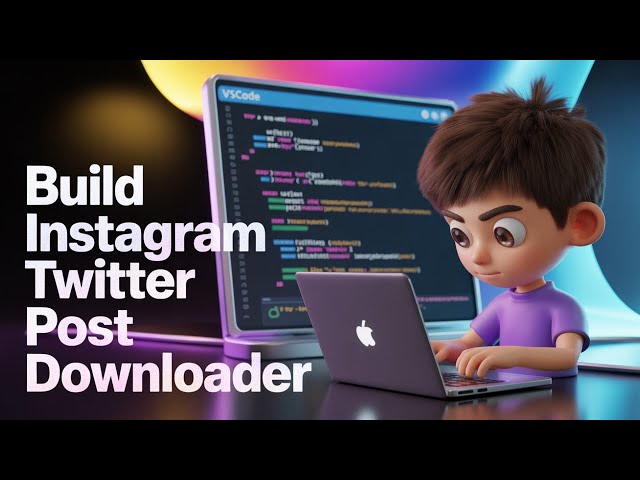 Video thumbnail for Build Instagram & Twitter Post Downloader App with JavaScript | Node.js Express Project