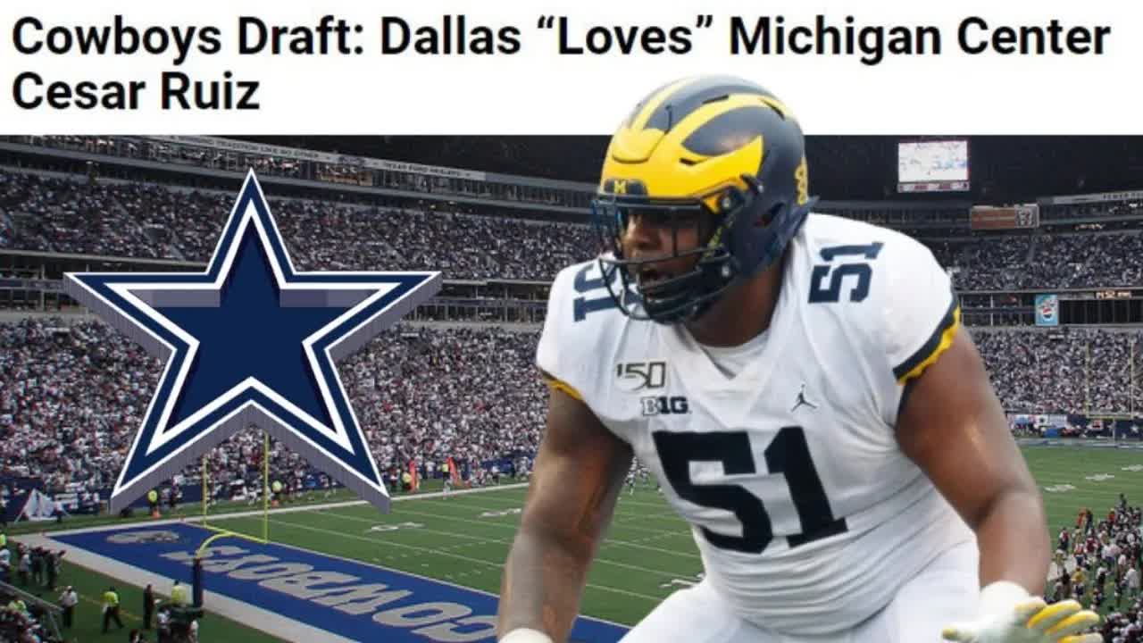 Video thumbnail for law nation sports: cowboys draft: cesar ruiz as travis frederick's replacement?