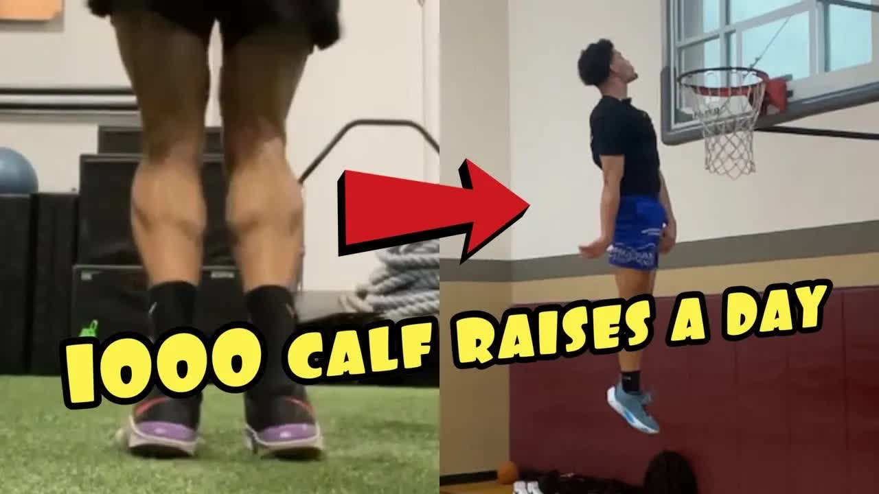 'Video thumbnail for Does Doing 1000 Calf Raises A Day Make You Jump Higher?'