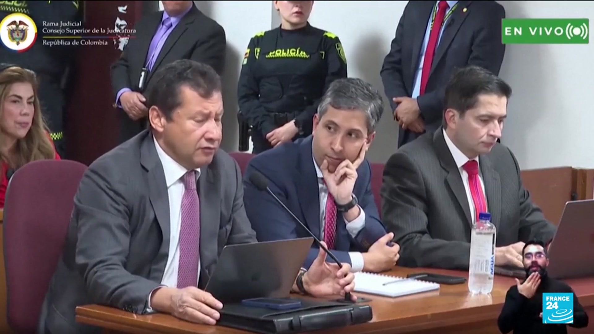 'Video thumbnail for Colombia ex-president Uribe guilty in bribery trial'