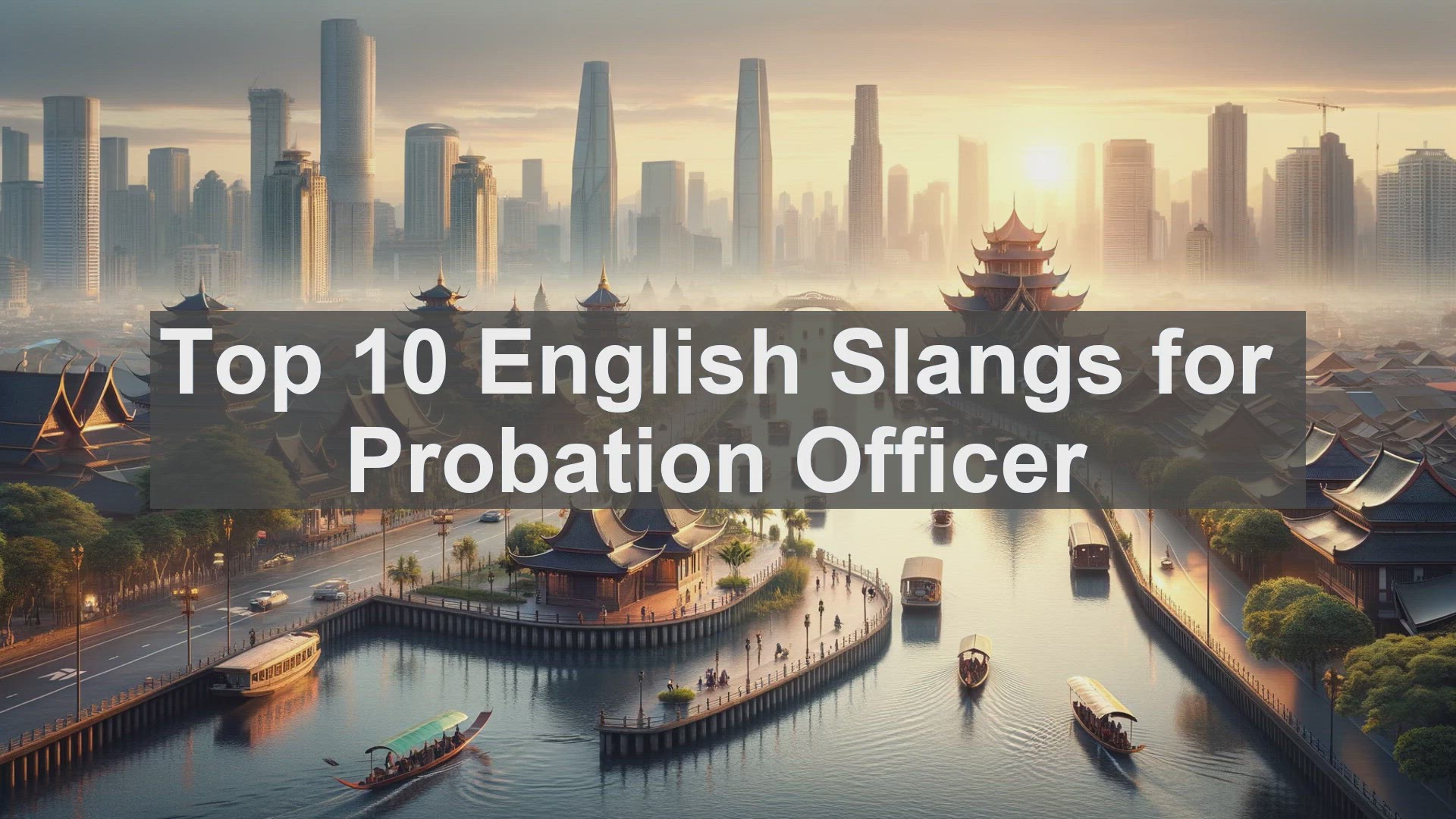 'Video thumbnail for Top 10 English Slangs for Probation Officer'