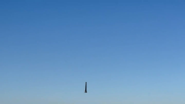 Video thumbnail for See Cummings Aerospace's Hellhound loitering munition fly in test in Oregon