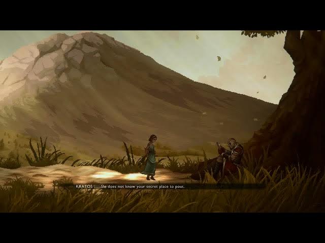 Video thumbnail for God of War Sons of Sparta - Explore The Sanctuary: Kratos and Calliope Talk Under The Tree Cutscene