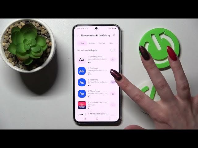 Video thumbnail for How to Find & Apply Rosemary Font on Samsung Galaxy S22 - Install Additional Font