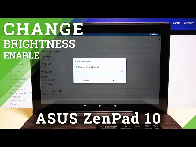 Video thumbnail for How to Activate Auto-Brightness on ASUS ZenPad 10 – Display Settings