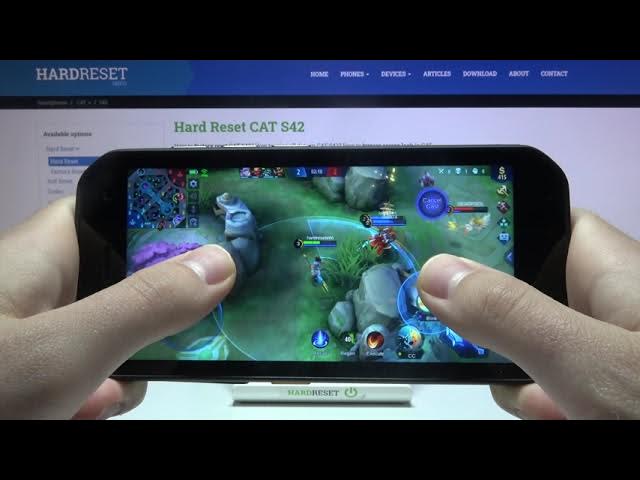 Video thumbnail for Mobile Legends Gameplay on CAT S42 – High Graphics Test