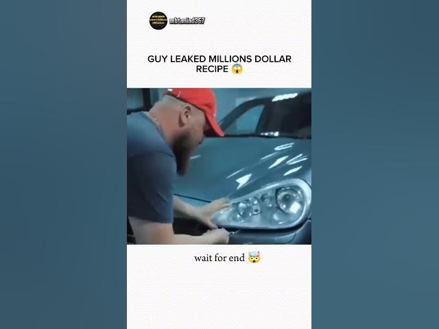 Video thumbnail for Leaked Million-Dollar Recipe Revealed! 😱 #shorts #car
