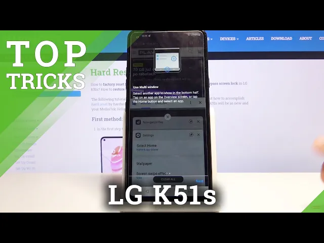 Video thumbnail for Top Tricks in LG K51s - Cool Features