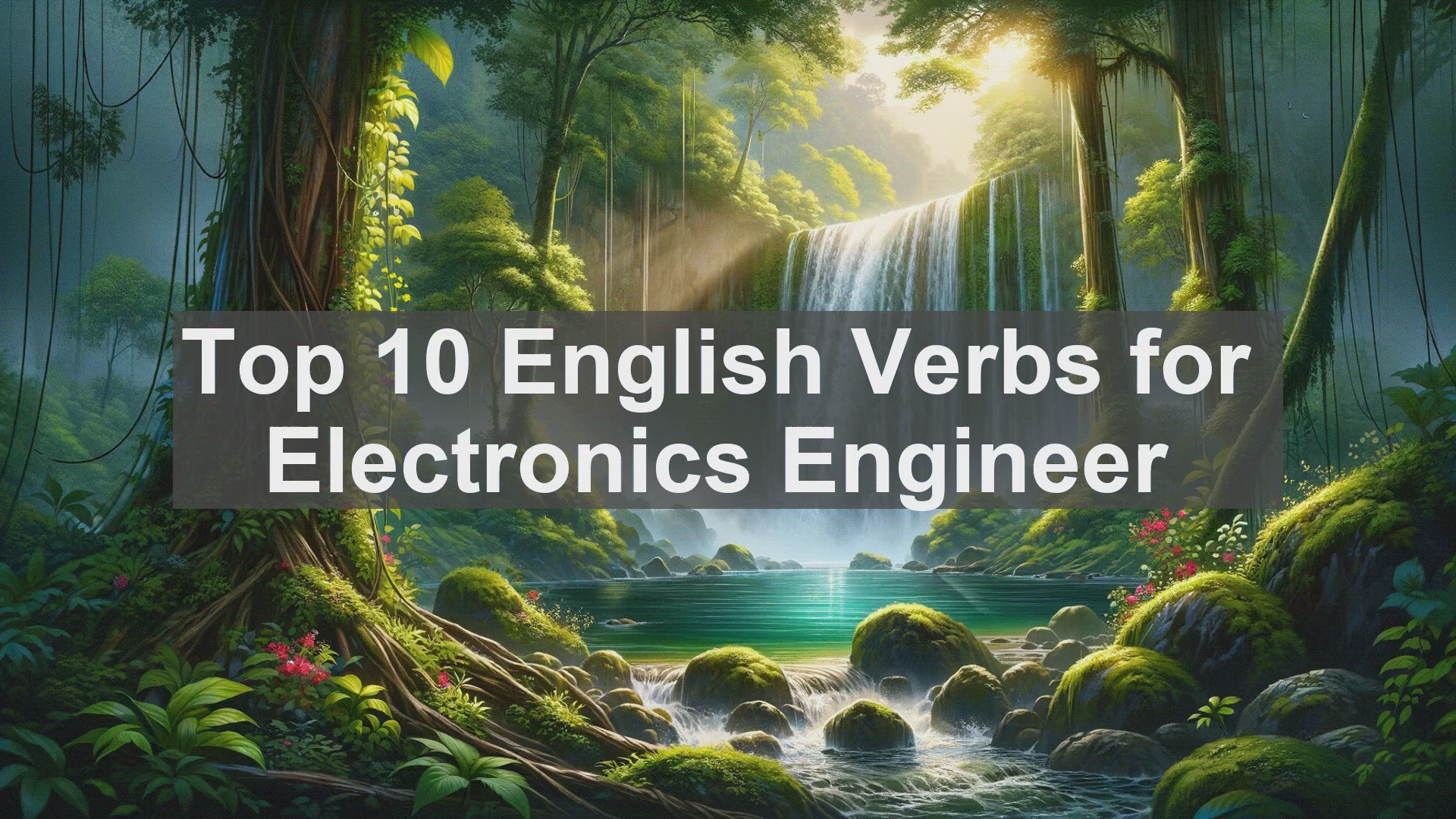 'Video thumbnail for Top 10 English Verbs for Electronics Engineer'