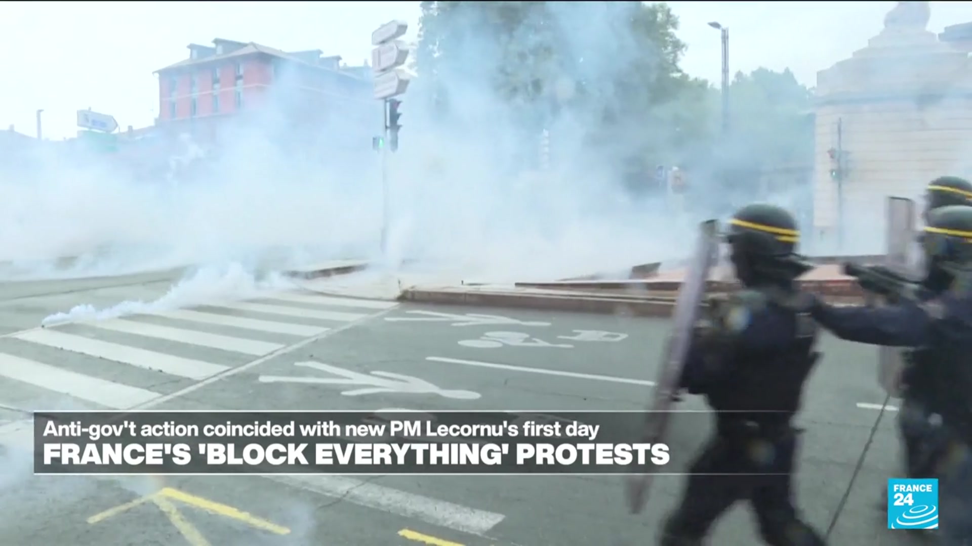 'Video thumbnail for 'Legacy of the yellow vests: Police go hard on protesters, any hint of escalation met with teargas''