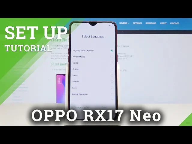 Video thumbnail for How to Set Up OPPO RX17 Neo - Configuration Process