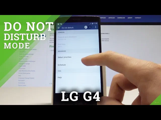 Video thumbnail for How to Enable Do Not Disturb in LG G4 – Don’t Be Disturbed by Calls and Messages!